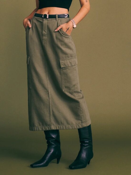 Reformation Dresses & Skirts - Maggi Cargo Midi Skirt